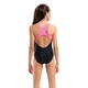Купальник закритий для дівчат Arena SUNRISE SWIMSUIT SWIM PRO BACK Чорний, Бірюзовий, Рожевий 116 см (010762-590 116) - зображення 4