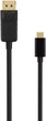 Кабель USB Type-C - DisplayPort v1.2 1.8 м Black - зображення 2
