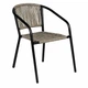 Стул садовый с плетеного искусственного ротанга Garden Chair Amalfi SC-036E Серый - изображение 1