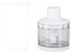 Блендер Liberton LHB-0302 White, 600W, занурювальний, плавне регулювання швидкості, аксесуари: вінчик для збивання, мірний стакан (600мл), чаша подрібнювача (400мл), насадка-міксер із двома вінчиками, гаки для замішування тіста - изображение 2