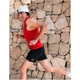 Майка чоловіча спортивна для бігу тренувань облягаюча Compressport Pro Racing Singlet M Samba red XL (100078224) - зображення 4