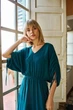 Жіноча сукня MOODO 4640 XL зелена - зображення 4