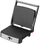 Електрогриль Liberton LPG-1402, Inox/Black, 2200W, закритий (двосторонній), індикатор готовності їжі, регулятор температури, відкривання на 180град, розмір пластини 29х23см, рифлені пластини, антипригарне покриття, піддон для жиру, скребок для чищення - изображение 3