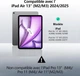 Клавіатура JADEMALL AZERTY із французькою розкладкою для iPad Air 13 дюймів - зображення 2