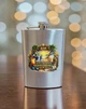 Стильная фляга сувенирная из нержавеющей стали 270 мл - Chaban_Souvenir - Металлическая, цвет металлик, для напитков. С изображением Для хорошего отдыха FLM002 - изображение 4