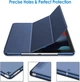 Чехол JETech для iPad 25.91 см с функцией автоматического пробуждения (тёмно-синий) - изображение 3