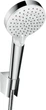 Душевой набор hansgrohe Crometta 100 Vario Porter Set 1,25 м белый/хром - изображение 1