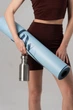 Килимок для йоги та фітнесу Healthy Wealthy BLUE 185x68х0.5 см - изображение 4