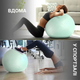Мяч для фитнеса WCG Balance Pro 65 см Anti-Burst до 500 кг с насосом, фитбол для йоги, пилатеса и беременных, светло-зеленый - изображение 5