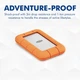 Внешний SSD накопитель 1 TB LaCie Rugged SSD4 (STND1000400) - изображение 5