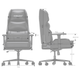 Крісло ігрове Anda Seat X1 Gaming Sofa Black PVC (AD-W-SF01-04-B-PV) - зображення 15