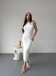 Минималистическое платье макси One size Белое (8118) - изображение 6