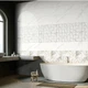Плитка Ceramica Deseo Calacata Siene Decor Flower 30х90см - изображение 3