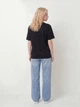Футболка хлопковая женская ONLY 15317989 L Black (5715866608295) - изображение 2