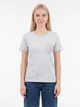 Футболка хлопковая женская ONLY 15317989 M Light Grey (5715830459540) - изображение 1