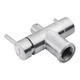 Смеситель для кухни с подключением к фильтру Kroner KRP Edelstahl Klassisch-ESG03815WHI (CV027935) - изображение 7