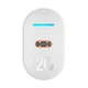 Зарядное устройство Premium качество Yoki Led Series YK-20PD 20W Auto-ID (QC3.0, AFC, FCP 18W Max) DC 5V⎓3A, 9V⎓2.22A, 12V⎓1.67A White - изображение 4