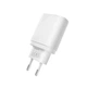 Зарядное устройство Premium качество Yoki Led Series YK-20PD Type-C: DC 5V⎓3A, 9V⎓2.22A,12V⎓1.67A USB-A: DC 5V⎓3A, 9V⎓2A, 12V⎓1.5A White - изображение 5