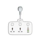 Подовжувач мережний LDNIO SC2413 функція Auto-ID 2USB/2 Type-C,сила струму 2.4А QC3.0 / PD20Вт White - зображення 1