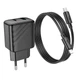 Мережевий зарядний пристрій Hoco CS23A 1USB/1USB-C PD/QC 30W+Type-C to Lightning - зображення 7