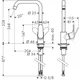 Смеситель для кухни Hansgrohe Focus (31820000) - изображение 3
