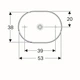 Умывальник Geberit VariForm 55x40x14,4см (500.774.01.2) - изображение 3