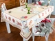 Скатерть новогодняя Lefard Home Textile Bisquit 140х180см (732-190) - изображение 4