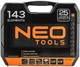 Набір інструментів Neo Tools 143 предметів (08-945) - зображення 4