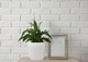 Вазон Plastkon Quadrato Flower Lover 22x22x21см білий - зображення 3