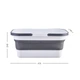 Ведро складное MVM BIN-19 бело-серое 16л (BIN-19 16L WHITE/GRAY) - изображение 10