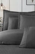 Постільна білизна євро розмір La Romano Mona Premium Satin Orcella Grey - зображення 2