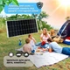 Солнечная батарея с ламинированным монокристаллическим стеклом 100Вт Solar Panel, солнечная панель портативная мобильная для дома, дачи, авто, кемпинга, зарядки аккумуляторов и автономного электроснабжения SLM-4321 - изображение 2
