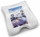 Подушка ортопедическая изогнутая BauTech Memory Foam Pillow под шею с эффектом памяти Белый - изображение 7