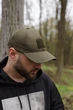 Бейсболка Intruder із липучкою під патч повсякденна універсальна унісекс зносостійка регульована хакі one size - зображення 3