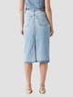 Spódnica damska jeansowa midi z wysokim stanem Levi`s Hr Back Slit Skirt 001VH-0001 28 Błękitna (5401157932285) - obraz 2