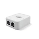 Мережевий перемикач RJ45 (Ethernet, LAN) 1000Mbps, Механічний комутатор свитч на 3 порти, White (48939) - зображення 1