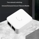 Мережевий перемикач RJ45 (Ethernet, LAN) 1000Mbps, Механічний комутатор свитч на 3 порти, White (48939) - зображення 7