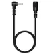 Кабель живлення подовжувач Кутовий DC роз'єм 5.5х2.5 мм (M/F) 22AWG, 1 м (489230) - зображення 1
