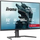 IIYAMA 31.5" 16:9 ігровий ips рк монітор, 2560х1440, 0.5 мс (mprt), 180 Гц, 400 кд/м2, g-sync comp., hdr10, gb3272qsu-b1 - изображение 2