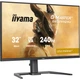 IIYAMA 31.5" 16:9 ігровий va рк монітор, 2560х1440, 0.4 м с (mprt), 240 Гц, 400 кд/м2, FreeSync, hdr400, 2xH gb3295qsu-b1 - изображение 2