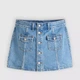 Спідниця джинсова міні літня жіноча Levi`s Button Front Skort 005NA-0000 25 Блакитна (5401187796390) - зображення 7