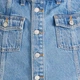 Spódnica damska jeansowa mini Levi`s Button Front Skort 005NA-0000 29 Błękitna (5401187796826) - obraz 8