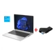 Ультрабук Б-клас HP ProBook 440 G10 / 14" (1920x1080) IPS / Intel Core i3-1315U (6 (8) ядер по 1.2 - 4.5 GHz) / 8 GB DDR4 / 128 GB SSD / Intel UHD Graphics / WebCam / Win 11 Pro б/в + Подарунок Новий флеш-накопичувач Kingston DataTraveler Exodia S 64 GB - зображення 1