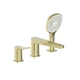 Смеситель для ванны на 3 отверстия ARMATURA MALAGA PVD BRUSHED LIGHT GOLD 4525-210-31 - изображение 1