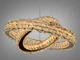 Светодиодная подвесная люстра Diasha 7896/600+400S-gold 54Вт - изображение 3