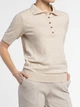 Поло жіноче бежеве 100% бавовна Arber Polo Knit WD SS WTR-204 XL бежевий (W09.53.16.531) - изображение 5