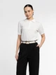 Поло жіноче біле 100% бавовна Arber Polo Knit WD SS WTR-204 XL білий (W09.51.00.535) - зображення 1
