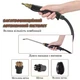Универсальный пароочиститель 2500 Вт Steam Cleaner с насадками — многофункциональный ручной пароочиститель для дома, кухни, мебели, окон и ванной - изображение 7