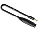 Jack 3.5 mono XLR3 аудиокабель 0.5 м витой медный провод матовое покрытие металлические коннекторы - изображение 4