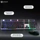 Игровой комплект K518 клавиатура + мышь с RGB-подсветкой для ПК и ноутбуков, черный — проводная игровая клавиатура с мышью - изображение 6